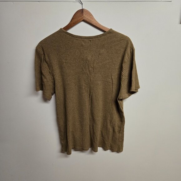 Buffalo David Bitton Mustard Short Sleeve Tee - Picture 3 of 6